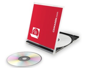 El packaging de un CD o DVD